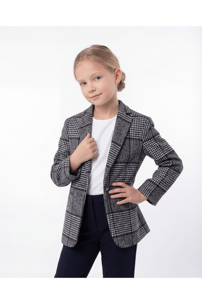 VALUE FASHION Stylish Plaid Jacket for Ladies