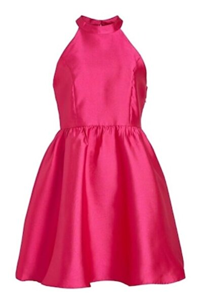 VILA Women's Dress, Pink, Open Back M INTL