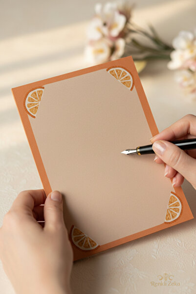 Renkli Zeka A5 Floral Notepad – 110 Gr Thick Paper Notepad 50 Sheets Notepad