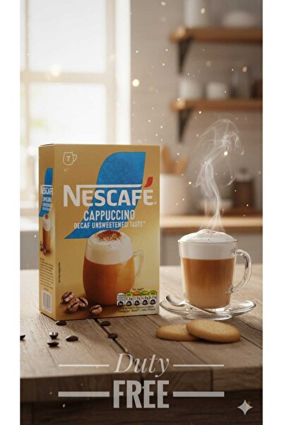 hijazigroup Cappuccino Decaf Unsweetened Taste Coffee 7*15gr