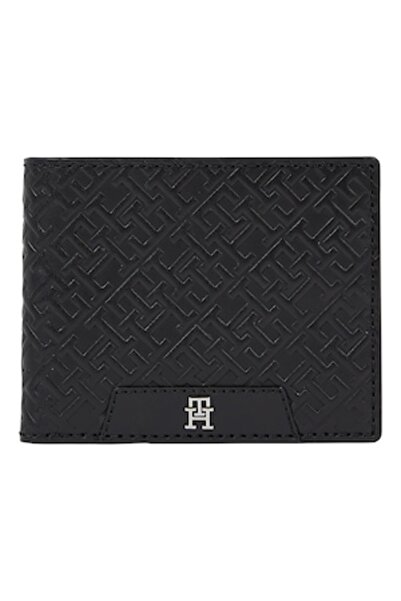 Tommy Hilfiger Monogram Embossed Wallet, Black