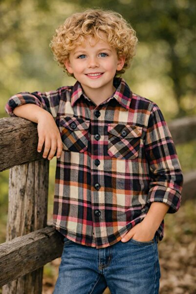 BEBEĞİME ÇORAP Erkek Çocuk Oduncu Gömlek