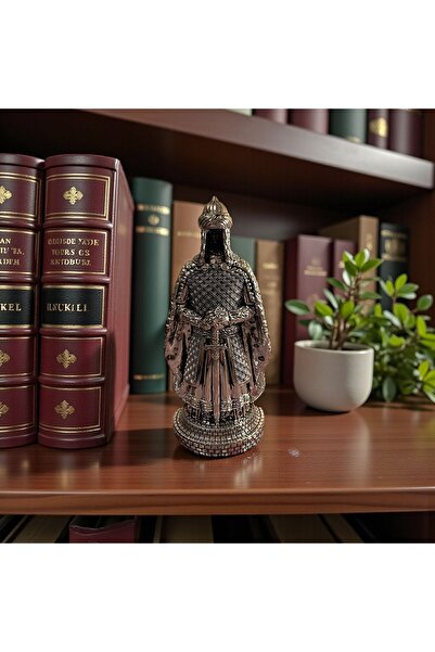 Sleep Nova Osmanlı Zırhlı Asker Dekoratif Biblo – Metal Görünümlü Masa Üstü, ...