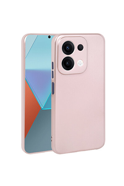 Tılsım Tekno غطاء حماية ريدمي 15C من تي إس تي كي بريمير سيليكون - ذهبي وردي