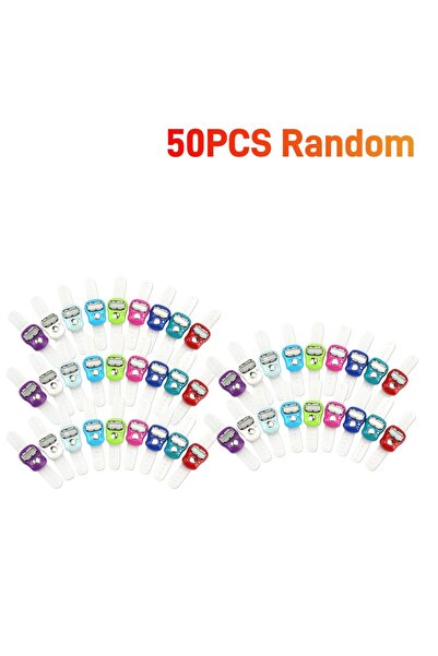 Choice6 50PCS random 1-20pcs Finger Counter Ring 5 Digital LED Electronic Han...