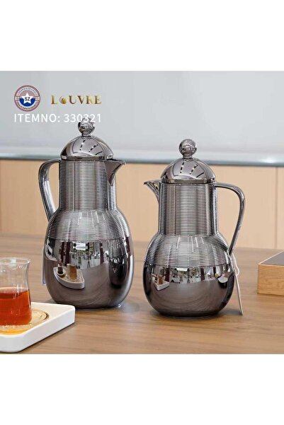 Generic A coffee and tea set (tea and coffee coolers) from the Louvre brand, ...
