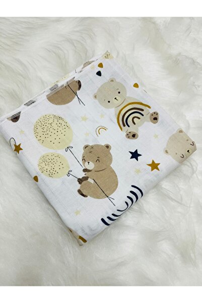 Eylülce Butik Multi-Purpose Muslin Blanket & Blanket 100% Cotton Oeko-Teks Ce...