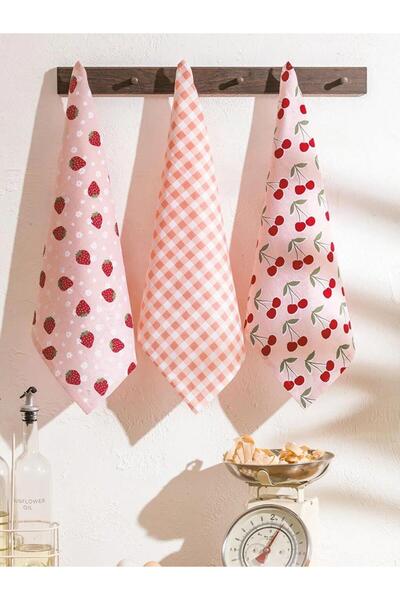 LC Waikiki Mixed Printed Tea Towels 3-Pack 40X50 cm (S6)