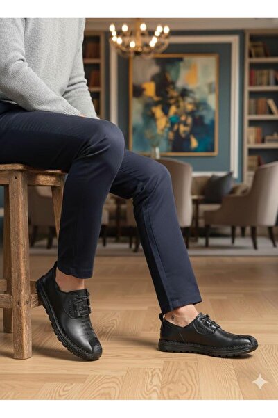 JAMES FRANCO 9860 حذاء رجالي مريح وخفيف الوزن من الجلد الطبيعي الناعم