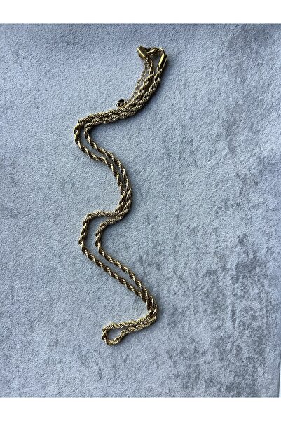 mitico jewellery Long Twist Chain Necklace