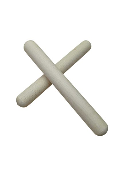 BRT MÜZİK ALETLERİ Wooden Rhythmic Sticks 2 Pieces
