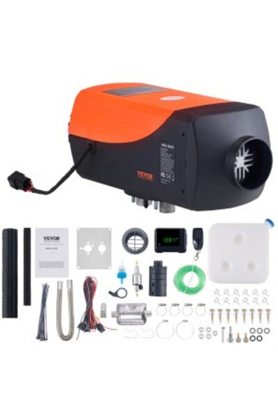 VEVOR Дизелов въздушен нагревател 12 V 8 KW LCD дисплей с дистанционно управл...