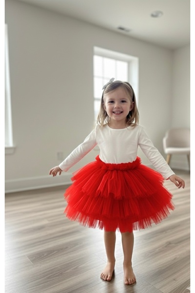 Asel Kids FUSTĂ TUTU PENTRU FETE CU ELASTIC, FORMĂ CONFORTABILĂ