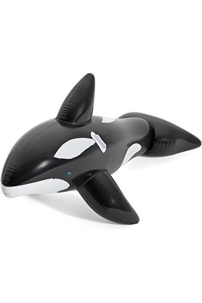 POPKONSOL Şişme Balina Tutunmalı 203 x 102 Cm Jumbo Boy Deniz Yatağı Plaj Oyu...