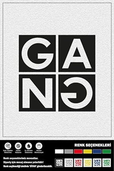 Nacario Nrcrioshop Gang Sticker 20 X 20 cm 1201248