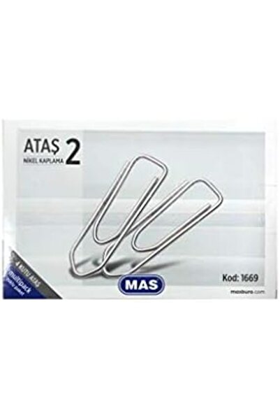 Nacario مشبك ورق متعدد الاستخدامات من NrcrioShop رقم: 2 مطلي بالنيكل 100 قطعة...