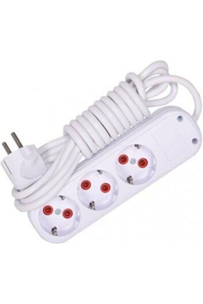 Nacario NrcrioShop مقبس كهربائي جماعي ثلاثي الأقطاب من أوندر بطول 2 متر للاست...