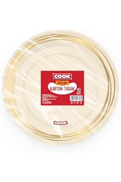 esplendor Espshopx Cardboard Plate, Medium Size 19 cm 10-Pack 1119939