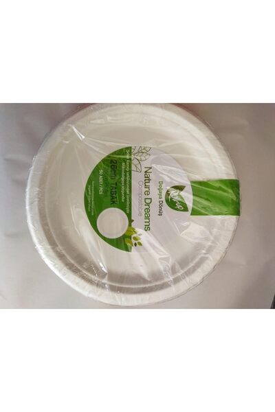 Nacario Nrcrioshop 26 cm Cardboard Plate (50Pcs) Cardboard Plate 50 Pieces 12...