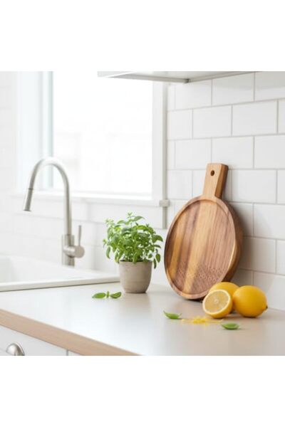 Nacario Nrcrioshop Natural Acacia Wood Standing Presentation Stand – 23.5X18 ...