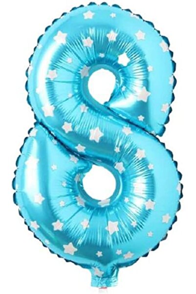 Nacario NrcrioShop بالون من رقائق الألومنيوم على شكل نجمة زرقاء مقاس 16 بوصة ...