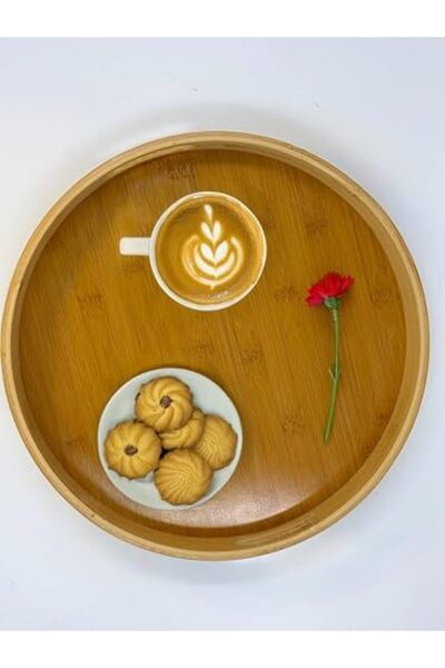 Nacario Nrcrioshop Bamboo 3-Piece Tray Set – Presentation, Tea and Serving Tr...