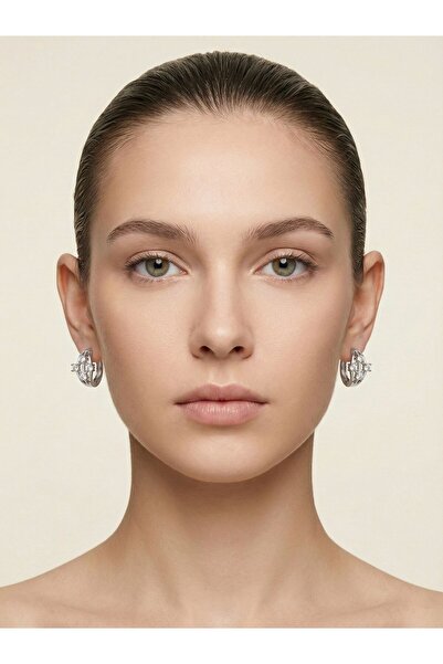 Mutenaura Design Stainless Steel Hoop Earring