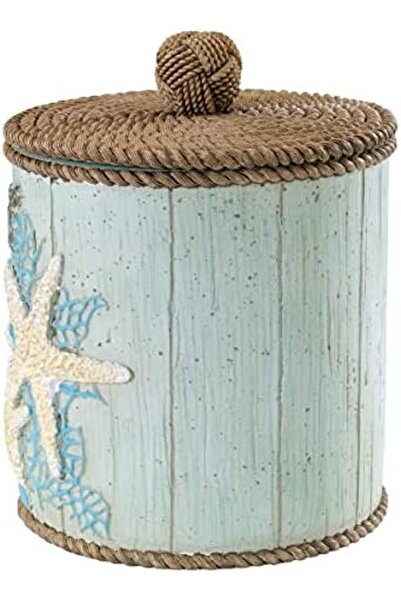 Nacario NrcrioShop Countertop Beachcomber قطن، وعاء محكم الغلق، متعدد الألوان...