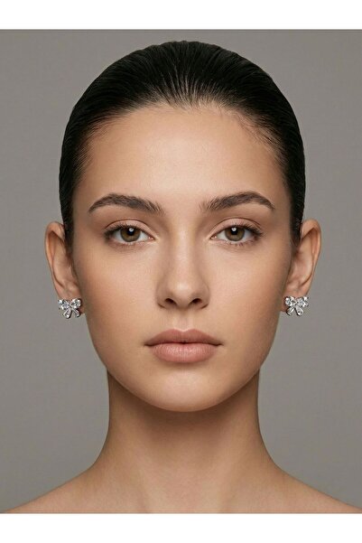 Mutenaura Stainless Steel Bow Earrings