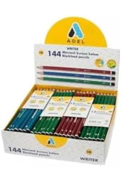 Nacario Nrcrioshop 12-Piece Cornered Coral Pencils, Hb Grade, Easy to Open, D...