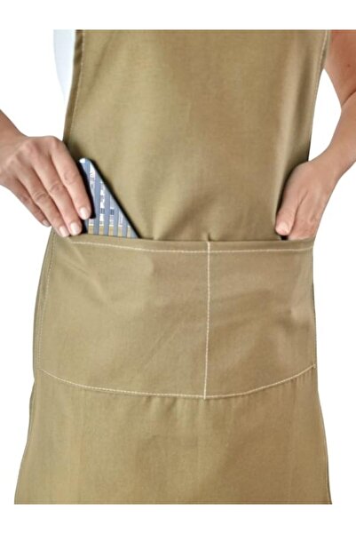 Nacario Nrcrioshop Kitchen Apron Waterproof Chef Apron 2 Wide Pocketed Barist...