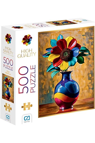 Nacario NrcrioShop Vazo 500 قطعة بسمك 2.2 ملم 48 × 33 سم سلسلة ألغاز احترافية...