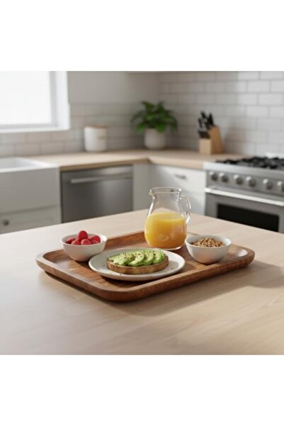 Nacario Nrcrioshop Natural Acacia Wood Presentation Plate, Acacia Appetizer P...