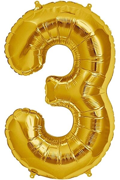 Nacario NrcrioShop بالون فويل على شكل رقم ''3'' مقاس 40 بوصة 100 سم bmcNM111 ...
