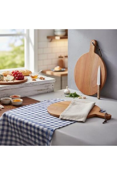 Nacario لوح تقديم وتقديم الطعام من خشب الأكاسيا الطبيعي من NrcrioShop، لوح أك...