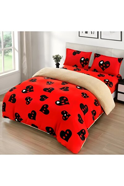 FAMILYDESIGN COCOLINO LINEN WITH FUR, 4 PIECES, FAMILY DESIGN