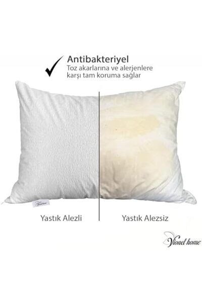 Nacario Nrcrioshop Vionel 2 Pack of Cotton Pieces, Liquid Proof Pillow Protec...