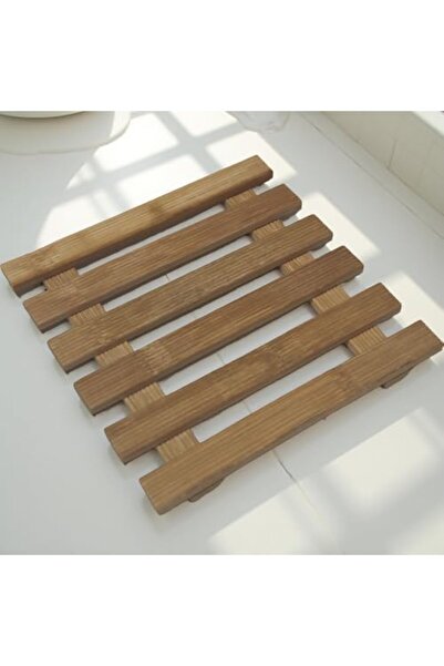 Nacario Nrcrioshop Natural Bamboo , Square Shaped, 15X15 Cm, Pot Mat 1201248