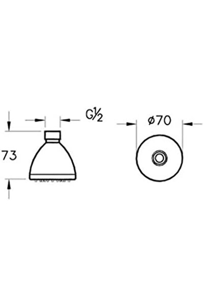 Yıldızan Esnshop Solo C Shower Head A45635 1209132