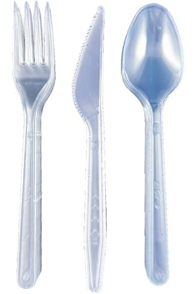 Nacario Nrcrioshop Hard Thick Plastic Fork - Knife - Spoon - 1. Quality Luxur...