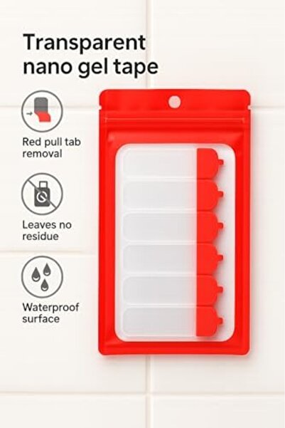 Yıldızan Esnshop Double Sided Tape 60 Pieces Transparent Strong Adhesive Non-...