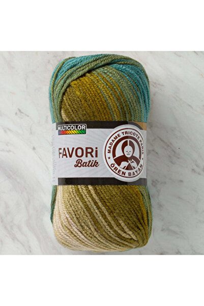 Ören Bayan FAVORİ BATİK Ebruli El Örgü İpi (3 Adet) - Renk: 905