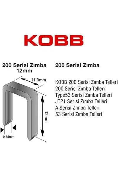 Nacario Nrcrioshop Kbz212 12mm 2500 Pieces 200 Series Heavy Duty Staple, Gray...