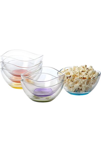 Yıldızan Gnyshop Vira Colorful Base 6-Piece Medium Size Bowl 153783