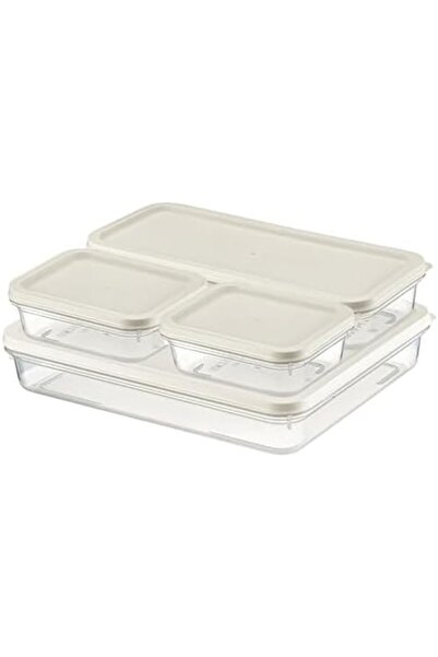 Yıldızan Storesellm Multi-Piece Storage Container Set, 4800 ml Total Volume, ...
