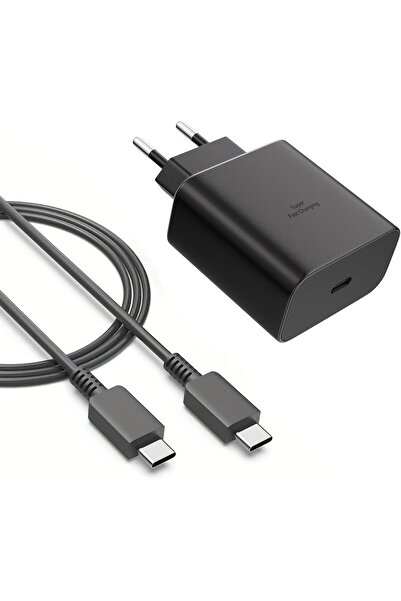 kayzeravm Tecno Camon 30 Uyumlu45W USB-C Süper Hızlı Şarj Aleti Type-C Kablol...
