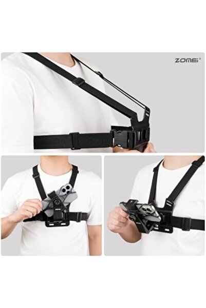 Nacario Nrcrioshop Action Camera and Phone Holder Chest Strap for Use on Trip...