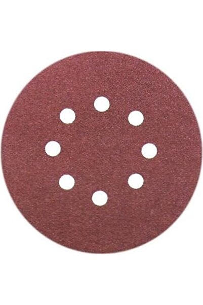 Nacario قرص صنفرة أحمر من NrcrioShop، 6 فتحات، 125 مم و180 حصى، دائري الشكل ل...