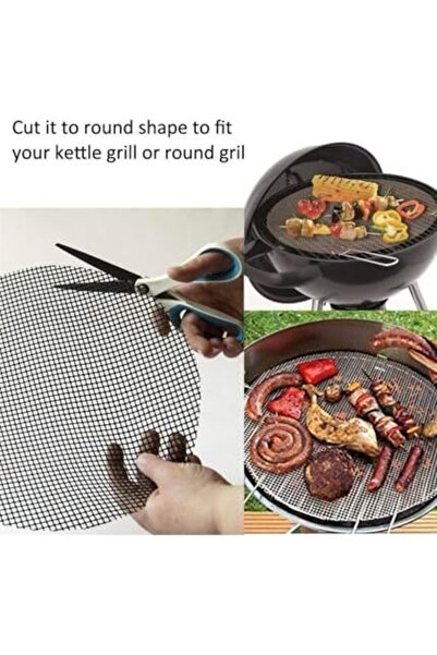 Nacario Nrcrioshop Non-Stick Cooking Cover for Grill and Barbecue, 50X40 Cm, ...