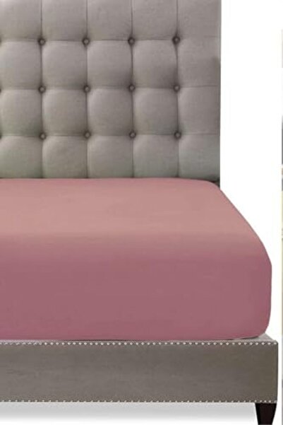 Nacario Nrcrioshop Powder Pink Cotton Pcs Double Fitted Sheet 160X200 1201248